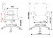 Кресло Бюрократ CH-818AXSN-Low/15-21 низкая спинка черный 15-21