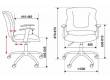 Кресло Бюрократ CH-323AXSN/G спинка динамичная поддержка серый 26-25 крестовина хром