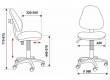 Кресло детское Бюрократ KD-4/PLANETY черный планеты planety