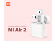 Наушники беспроводные (Bluetooth) Xiaomi Air 2 Mi True Wireless Earphones (белый) (TWSEJ02JY)