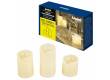 Фигурка светодиодная на батарейках "Свеча" ULD-F060 WARM WHITE CANDLE SET3 CR2032 (в/к)