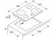 Варочная поверхность Candy CH64FC черный