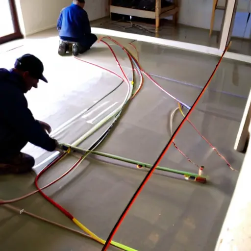 Монтаж проводки в полу под стяжку инструкция